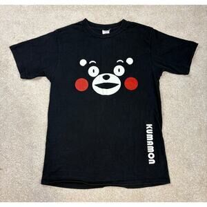 Gildan Kumamon Large Face Graphic Short Sleeve T-Shirt Japan Mascot Size S